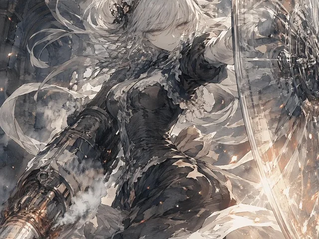 Silver-Haired Cathedral Battle Maiden preview image 1