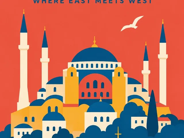 Minimalist Travel Poster Template preview image 1