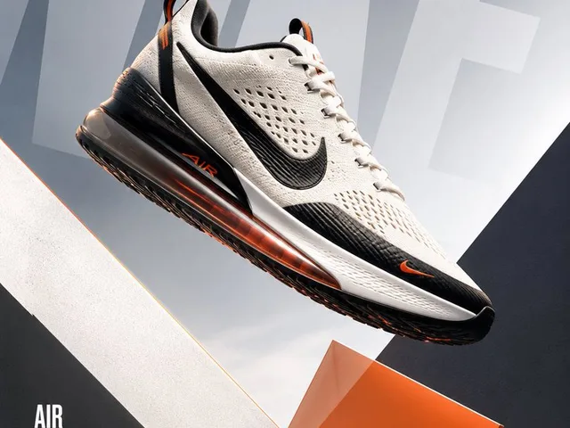 Minimalist Nike Sneaker Campaign Poster preview image 1
