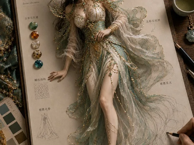 Mythical Haute Couture Sketch Workspace - 1 preview image 1