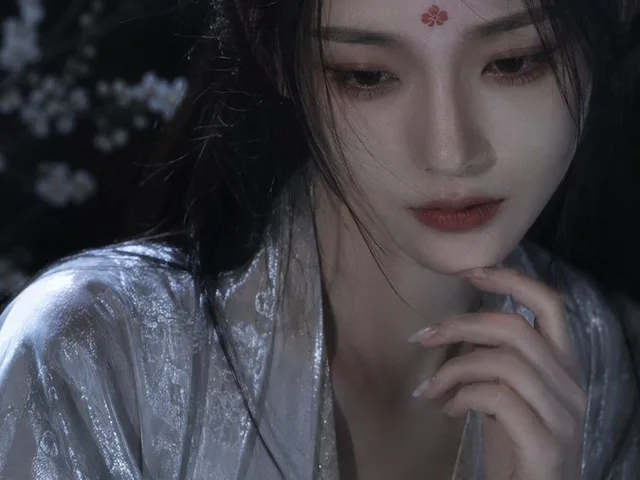 Moonlit Hanfu Beauty Portrait preview image 1
