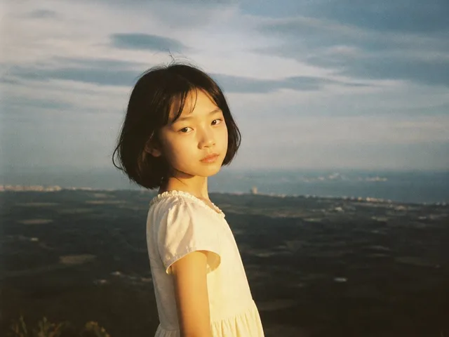 Girl on Vast Overlook preview image 1