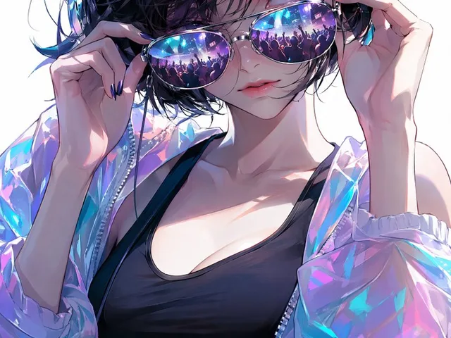 Cyber Club Anime Fashion Portrait preview image 1