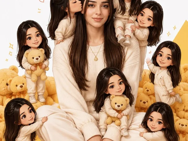 Realistic Person with Chibi Miniatures preview image 1