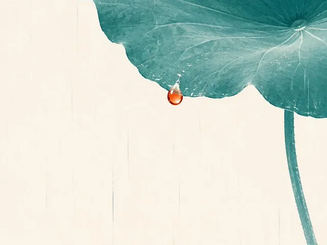 Zen Minimalist Lotus Leaf Illustration preview image 1