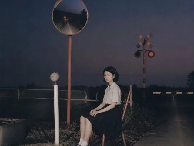 Lonely Night Railway Crossing Attendant preview image 1