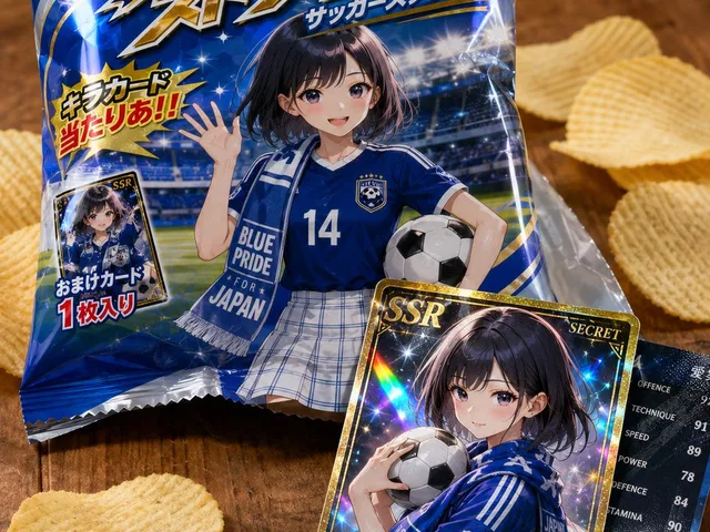 Fictional Soccer Snack Trading Card Product Photo preview image 1