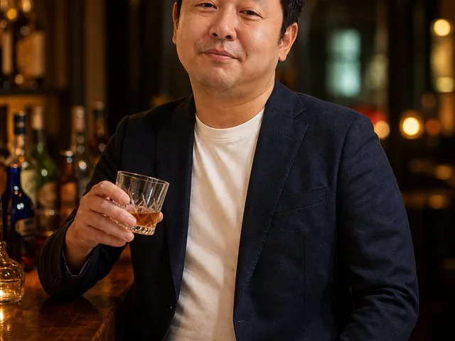 Middle-Aged Man at Whiskey Bar preview image 1
