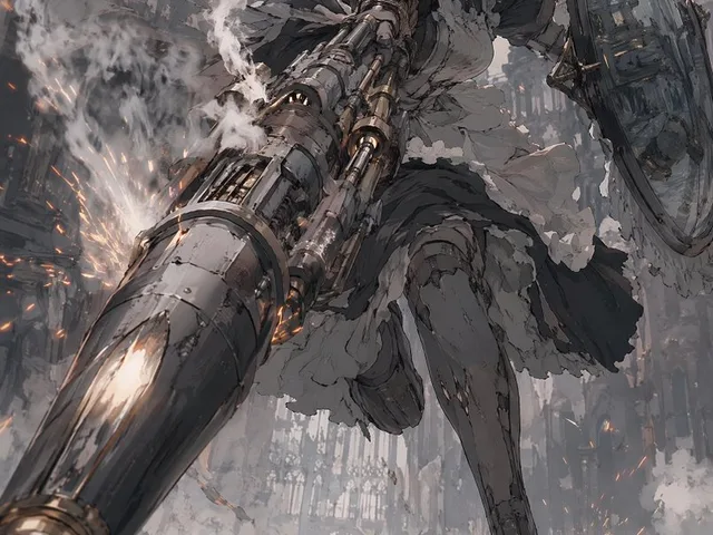 Silver-Haired Battle Maid preview image 1
