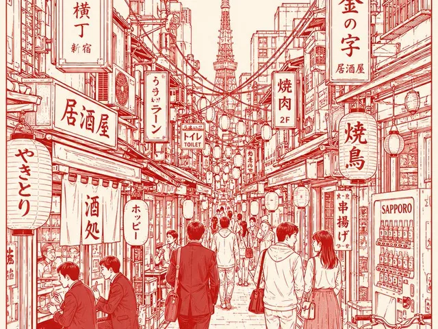 Minimalist Tokyo Night Travel Poster - 1 preview image 1
