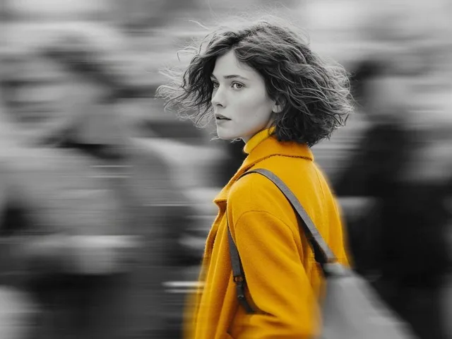 Selective Color Street Motion Portrait - 1 preview image 1