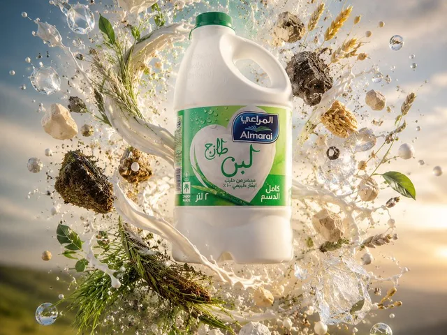 Floating Almarai Milk Splash Ad preview image 1