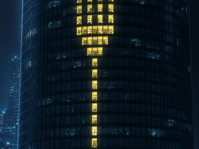 Glowing Exclamation Skyscraper - 1 preview image 1