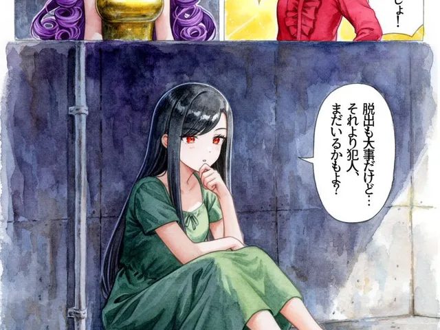 Watercolor Manga Locked Room Page - 1 preview image 1