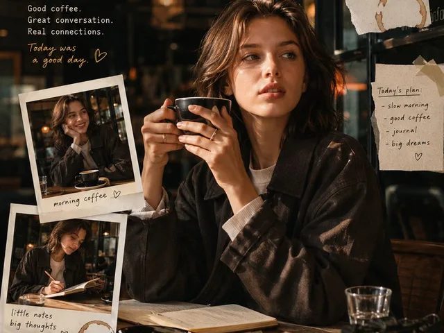 Coffee Date Journal Editorial Poster - 1 preview image 1