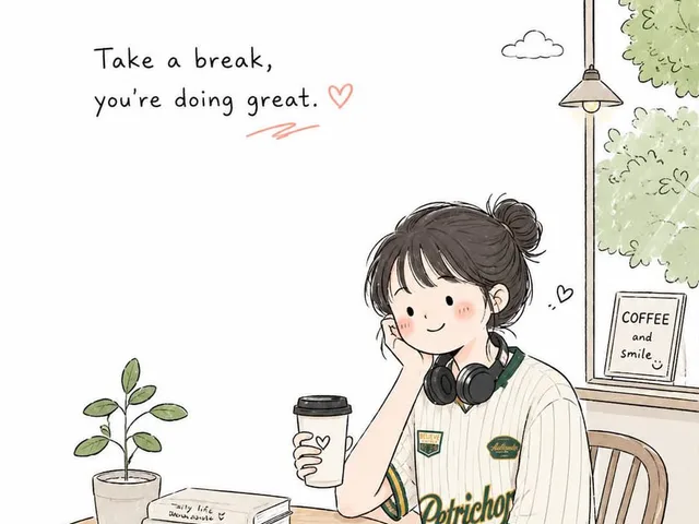 Minimalist Korean Doodle Illustration - 1 preview image 1
