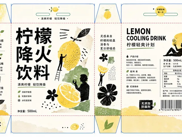 Handmade Collage Packaging Design preview image 1