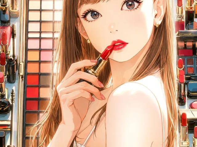 Anime Lipstick Beauty Portrait preview image 1