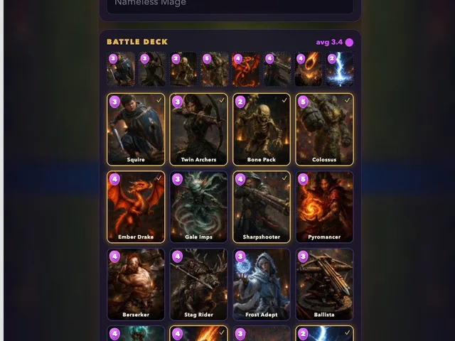 Arcane Siege Mobile Deck UI preview image 1