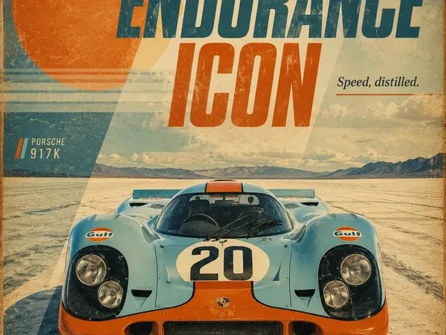 Retro Motorsport Graphic Poster - 1 preview image 1