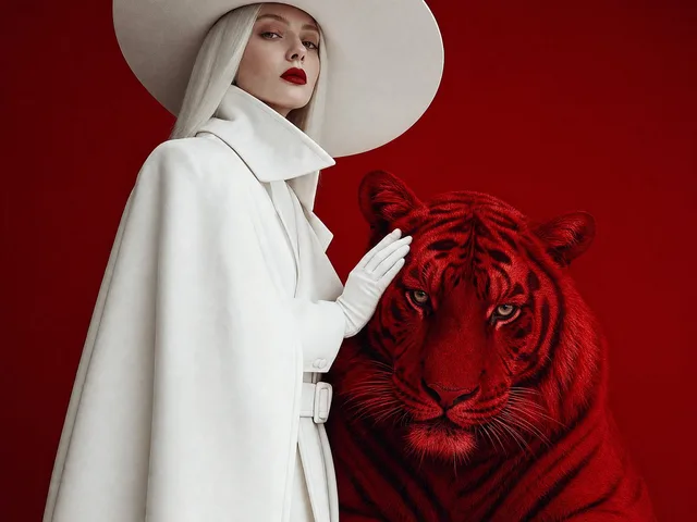 Crimson Tiger Fashion Editorial - 1 preview image 1