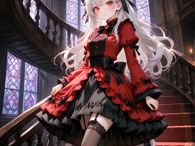 Gothic Cat-Eared Noble Girl - 1 preview image 1